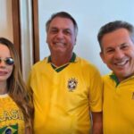 Governador Mauro Mendes e Prefeito Abilio Brunini participam de ato pela anistia no Rio de Janeiro