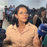Em Campo Verde, Gisela debate segurança alimentar, ao falar da cadeia produtiva da carne