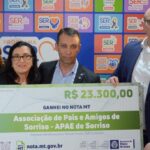 Governo de Mato Grosso repassa R$ 23,3 mil à Apae de Sorriso por meio do Programa Nota MT