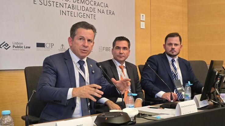 Em Lisboa, governador afirma que Mato Grosso "ajuda a garantir a paz do planeta. "Mauro Mendes destacou que estado tem papel fundamental na produção de alimentos
